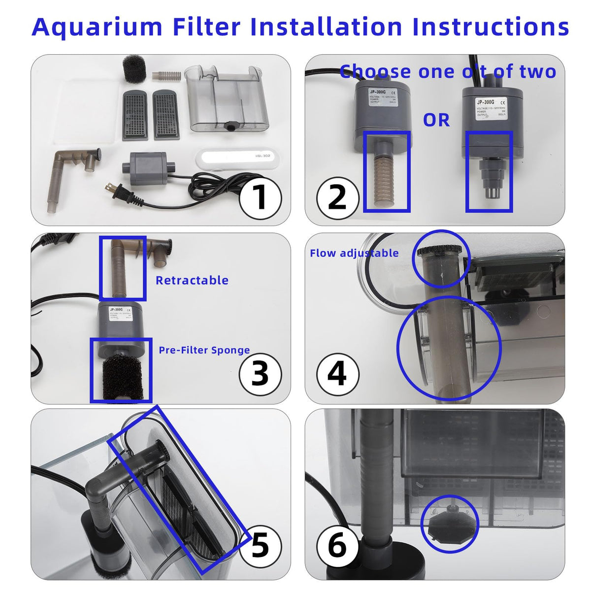 3 Gallon Glass Fish Tank Starter Kit with Filter R2529