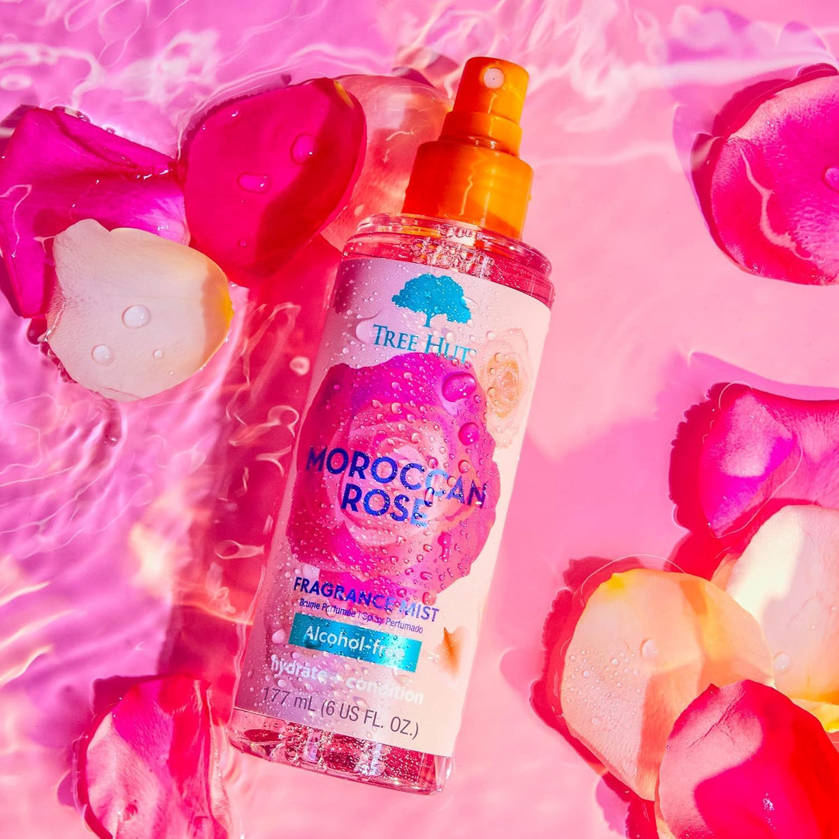 Hair and Body Mist, Moroccan Rose, 6 Fl Oz F39368