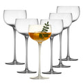 Crystal Cocktail Coupe Glasses, Set of 6 E8545