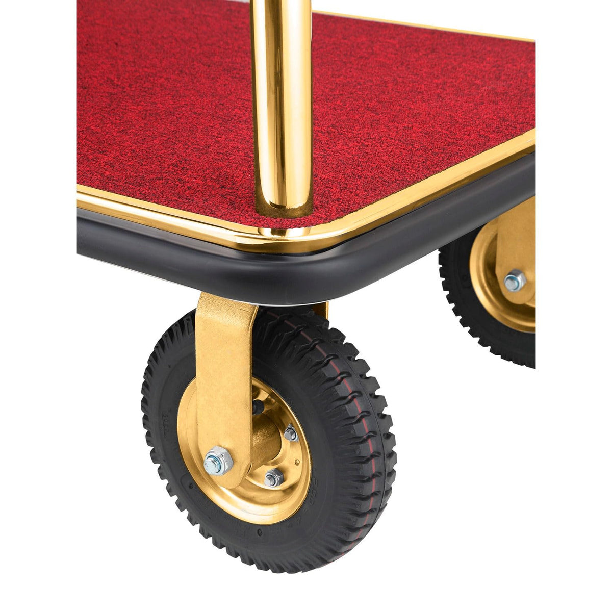 Gold Stainless Steel Bellman Cart V2553