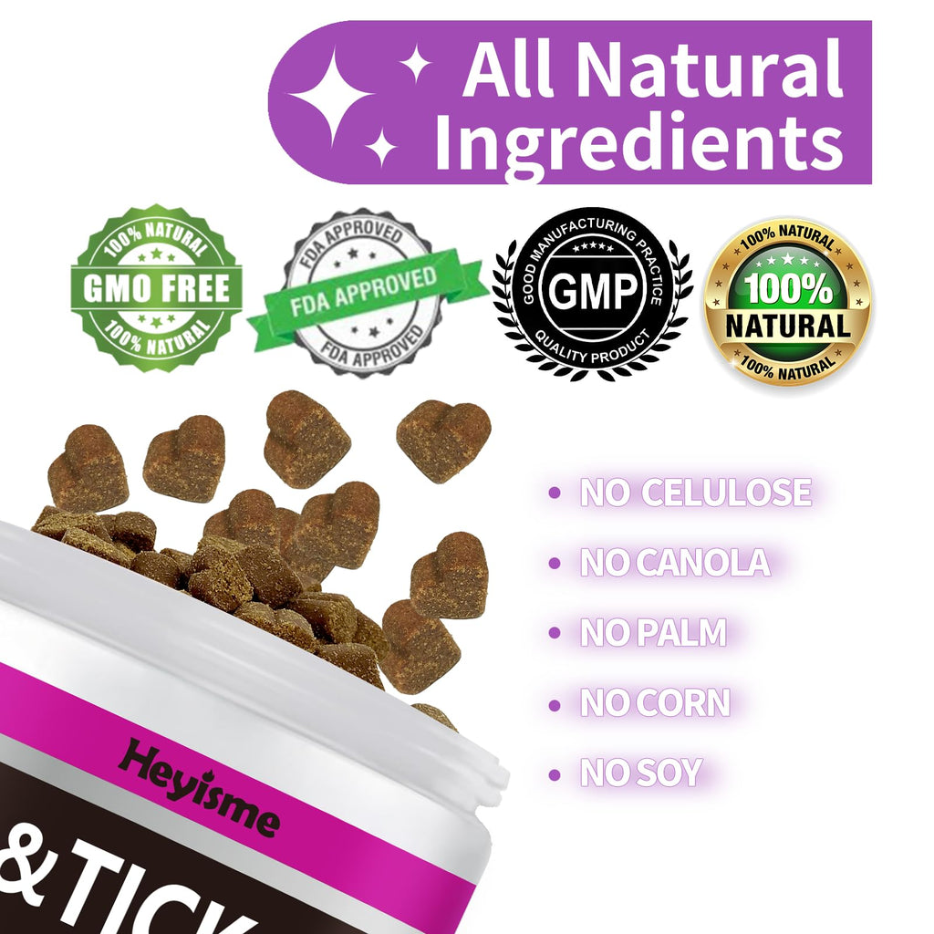 Flea and Tick Chewables for Dogs Chicken 120 Chews O716514