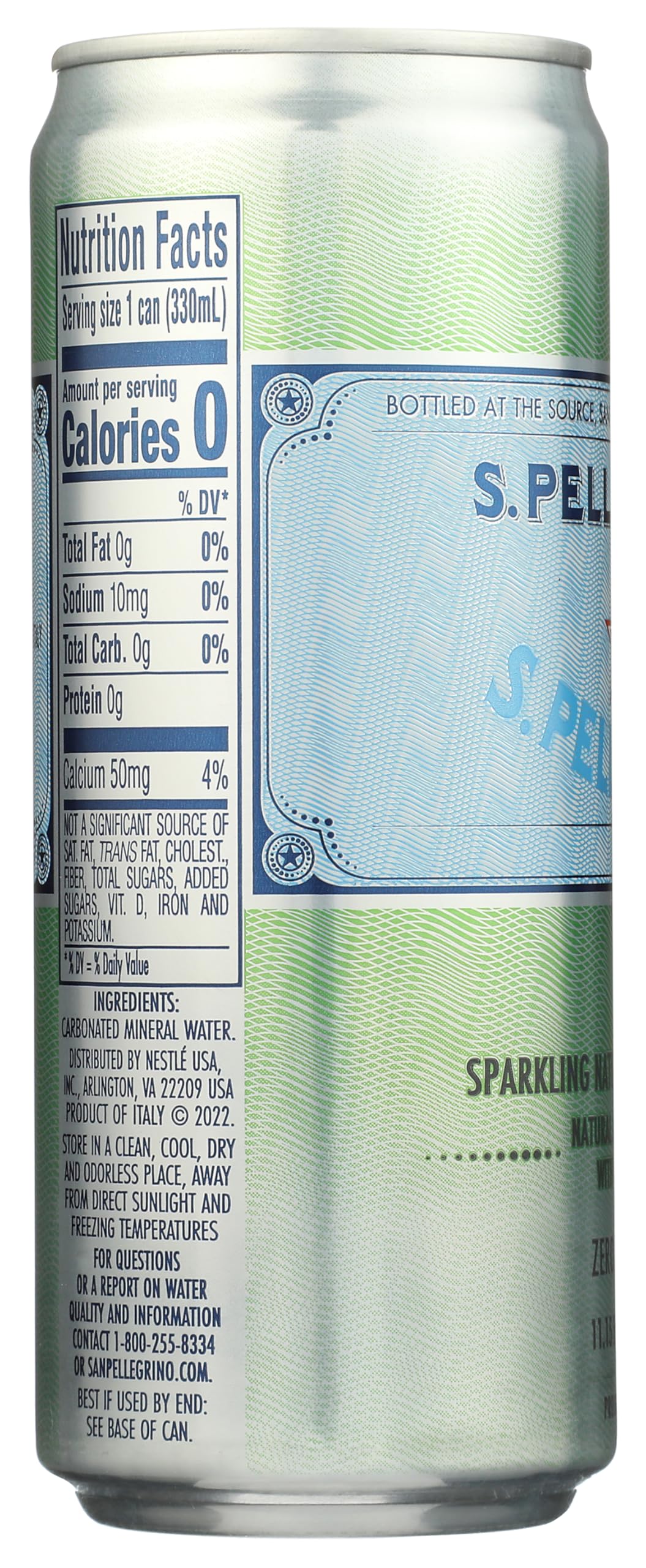 Sparkling Natural Mineral Water 11.15 Fl Oz E238