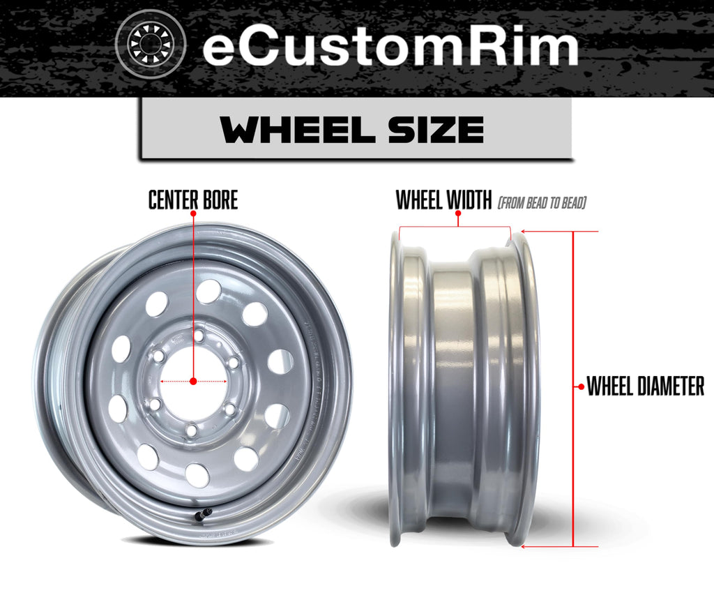 2-Pack Trailer Tire Rim Assembly 5.30-12 4 Lug White U14616