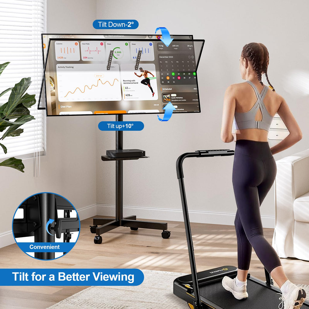 Mobile TV Stand for 23-65 Inch Flat Curved Screen TVs Z823