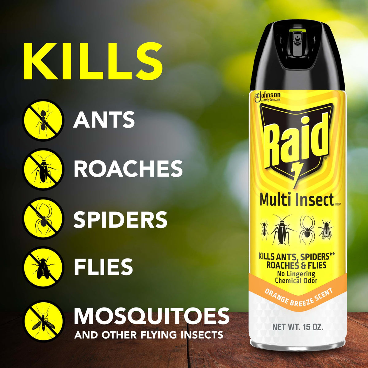 Multi Insect Killer Aerosol 15 Ounce (Pack of 6) X981