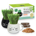 Cat Grass Growing Kit with Seed Mix, Soil and Two Planters J701055