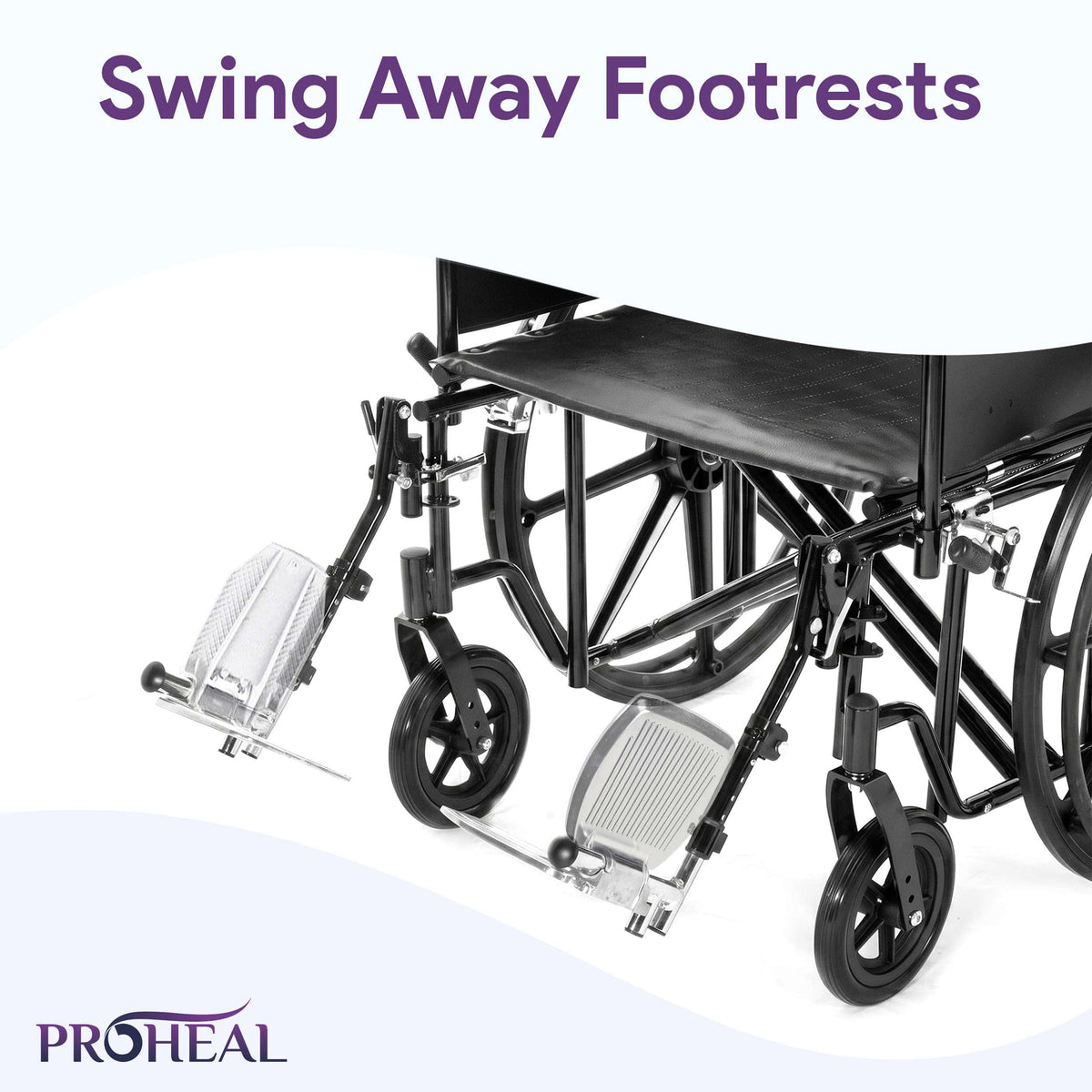 Heavy Duty Bariatric Wheelchair 500lb 24” Seat Width V6139