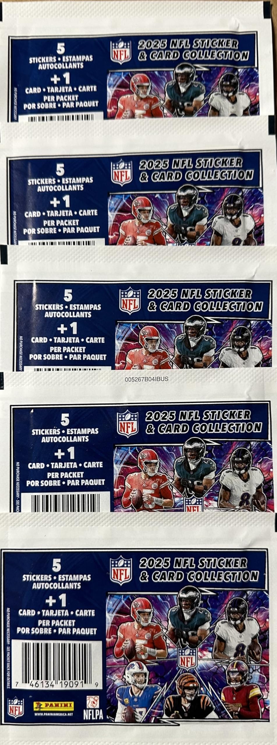 Football Sticker and Card Collection 5 Sealed Packs I157610