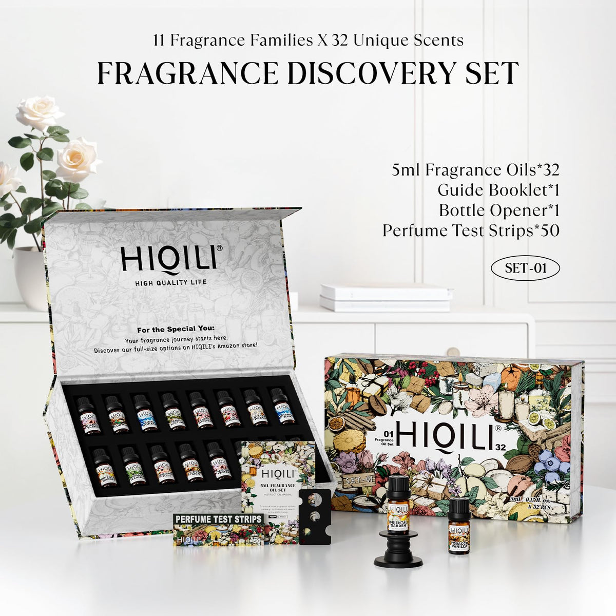 100ML Lavender Essential Oil & 5ML*32 Fragrance Oil Set I907670