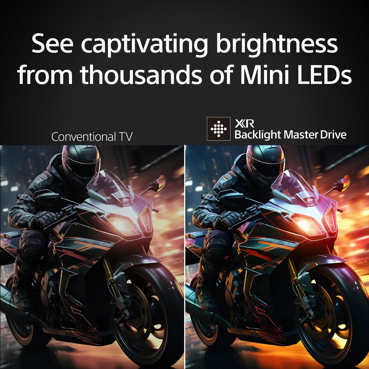 55 Inch Mini LED QLED 4K HDR Smart Google TV D557