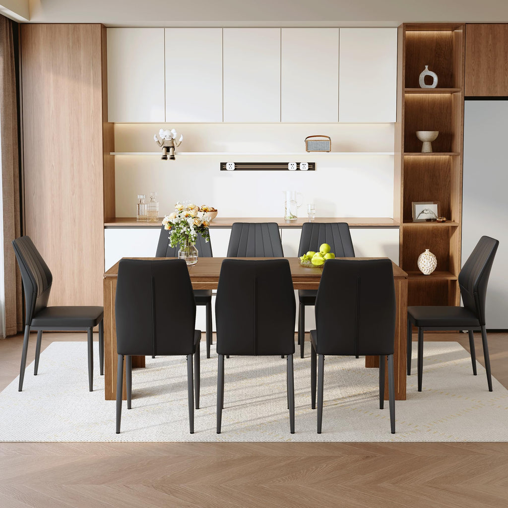 71 Inch Dining Table Set with 8 Chairs T8680