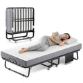 Folding Bed with Movable Wheels 75" x 31" V45108