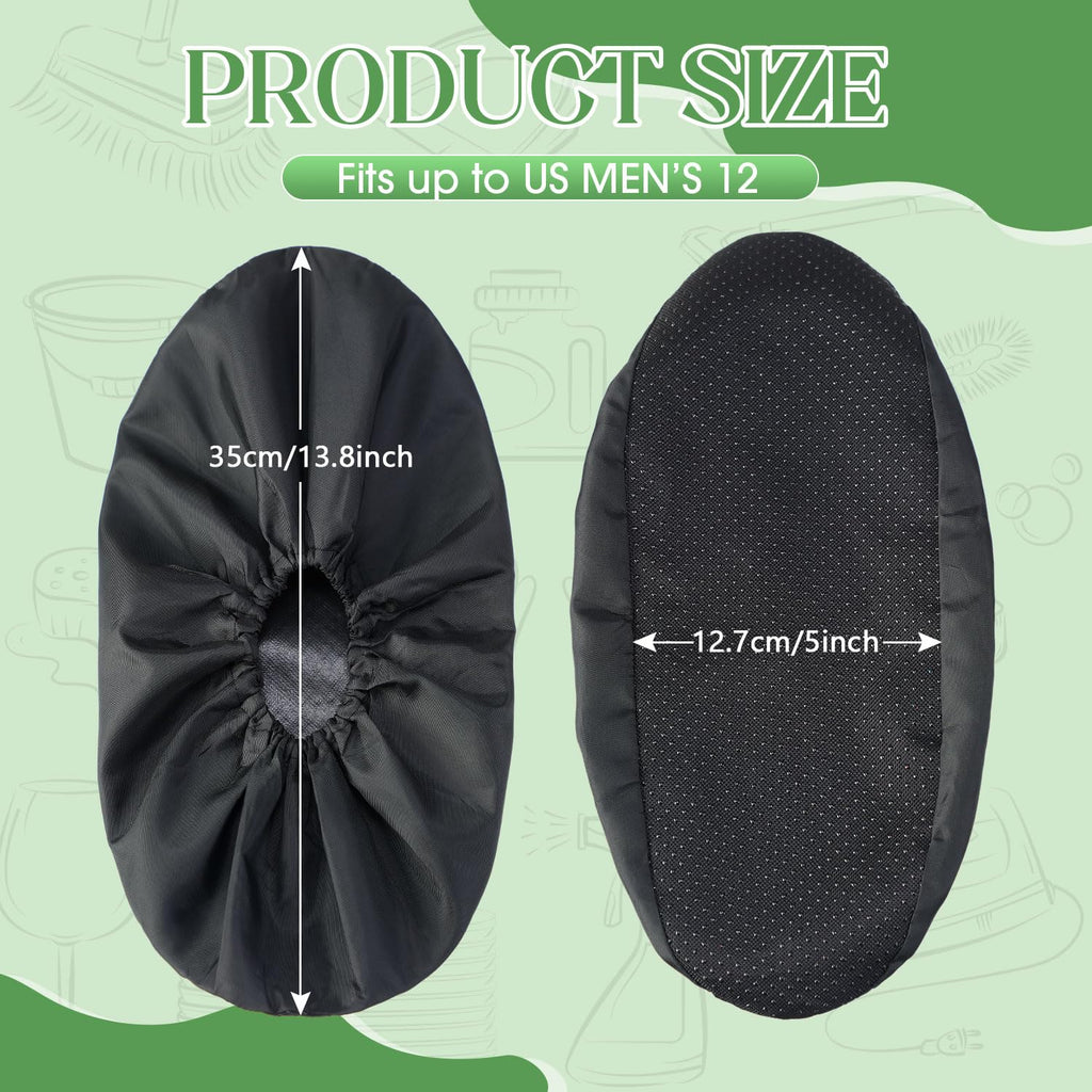 8 Pairs Reusable Waterproof Non Slip Shoe Covers X-Large T340263
