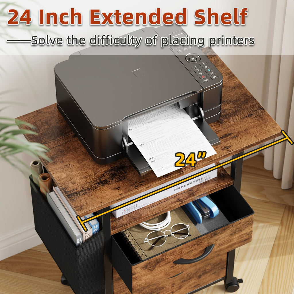 2 Drawer Mobile File Cabinet U871869