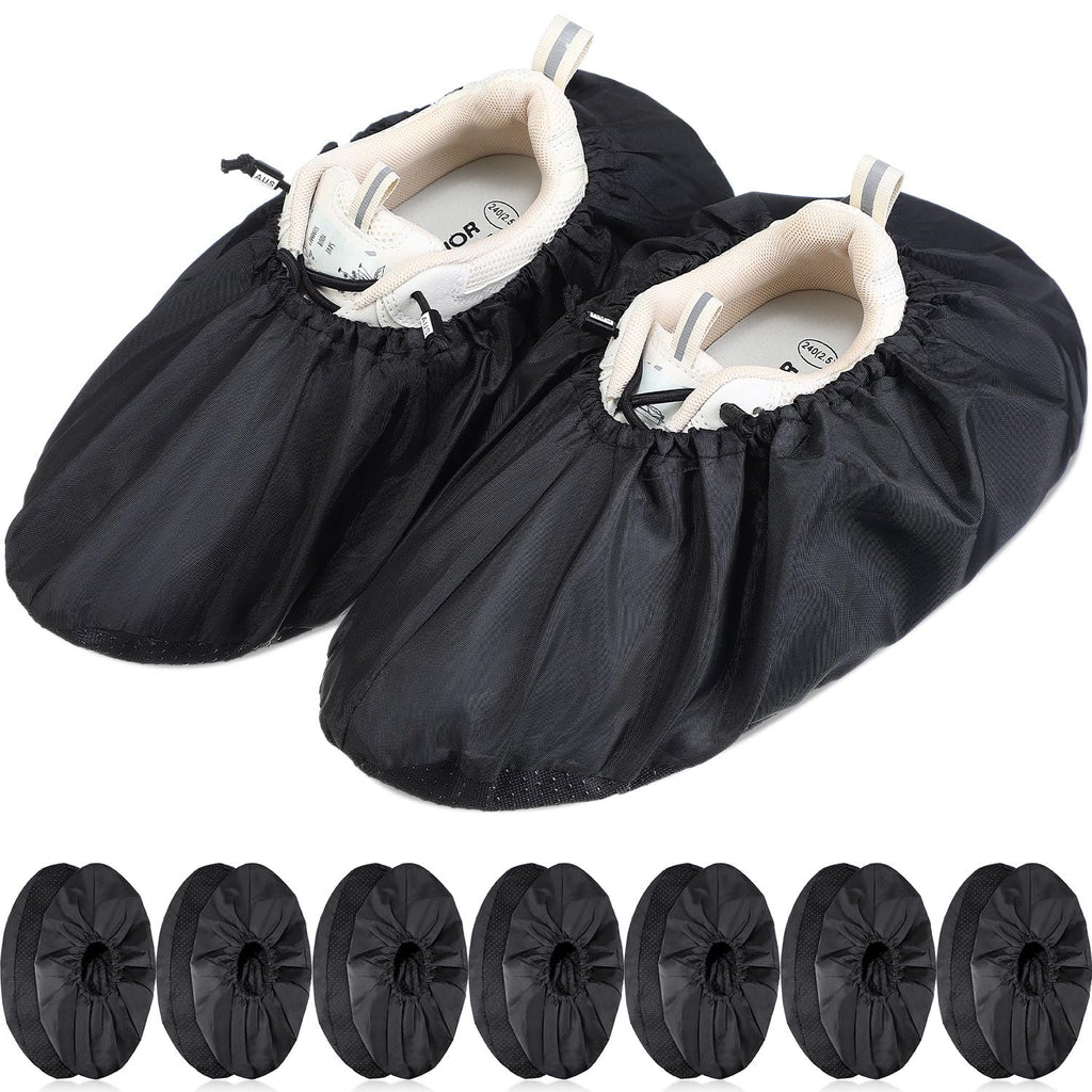 8 Pairs Reusable Waterproof Non Slip Shoe Covers X-Large T340263