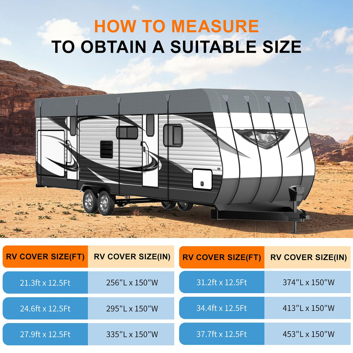 Heavy Duty Waterproof RV Roof Cover W54560