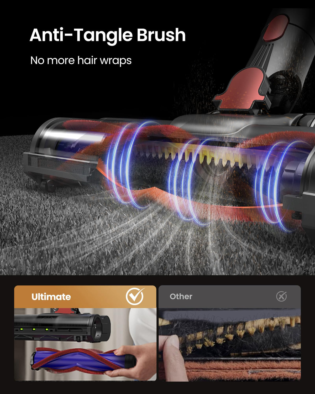 650W 55Kpa Cordless Stick Vacuum Cleaner D213970