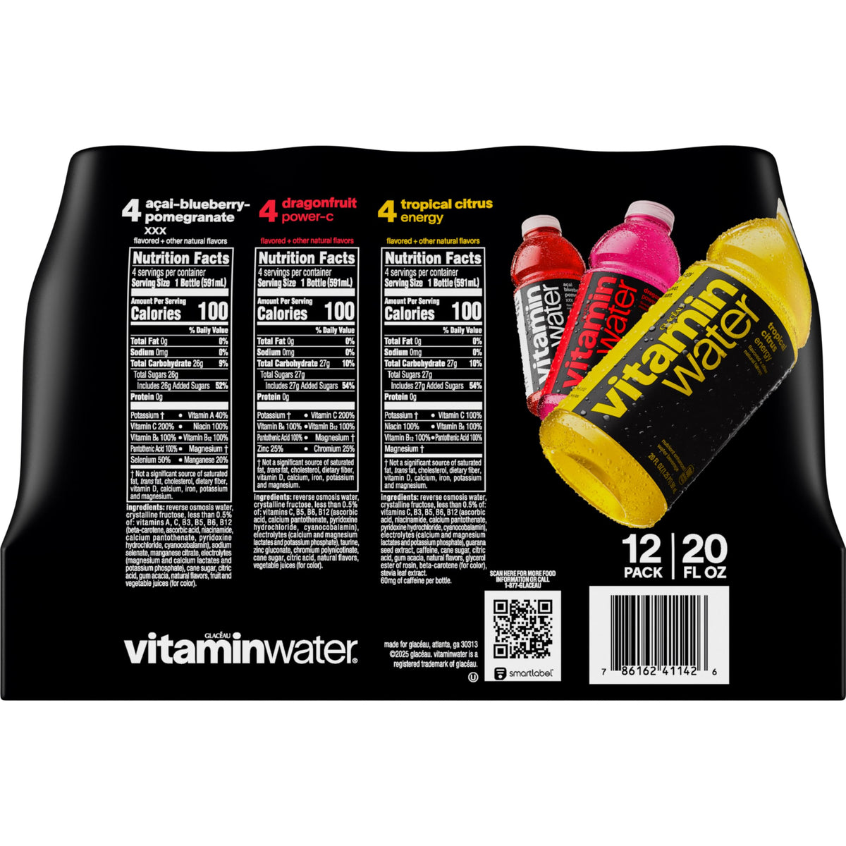 Nutrient Enhanced Flavored Water Beverage 20 fl oz 12 Pack A4894