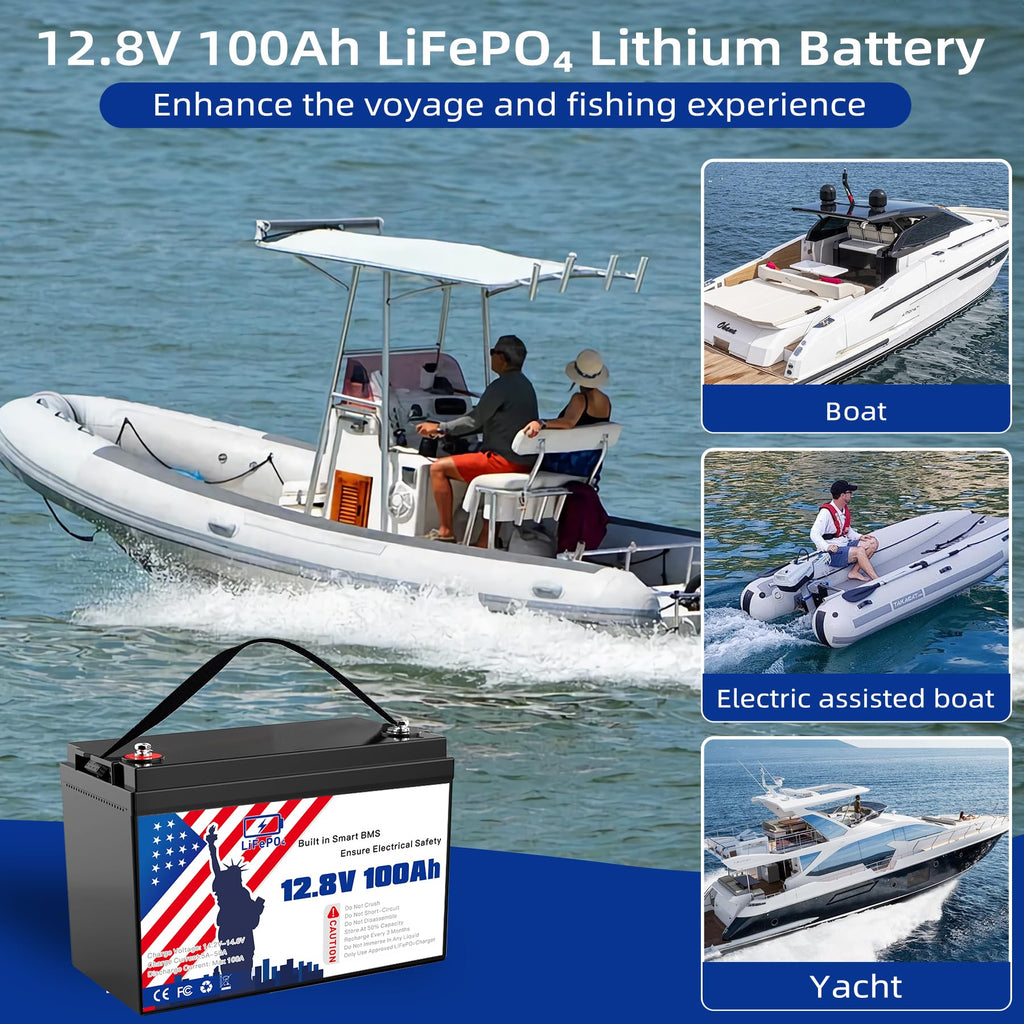 12V 100Ah LiFePO4 Battery A84525