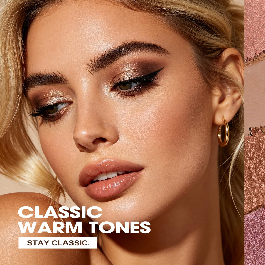 Baked Eyeshadow Palette, Matte & Shimmer F826