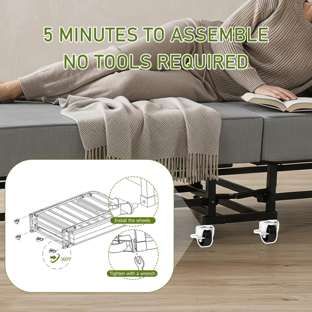 Folding Bed 75" x 31" A333302