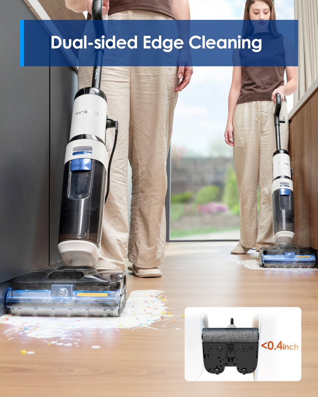 3-in-1 Wet Dry Vacuum Mop with Steam Function M578