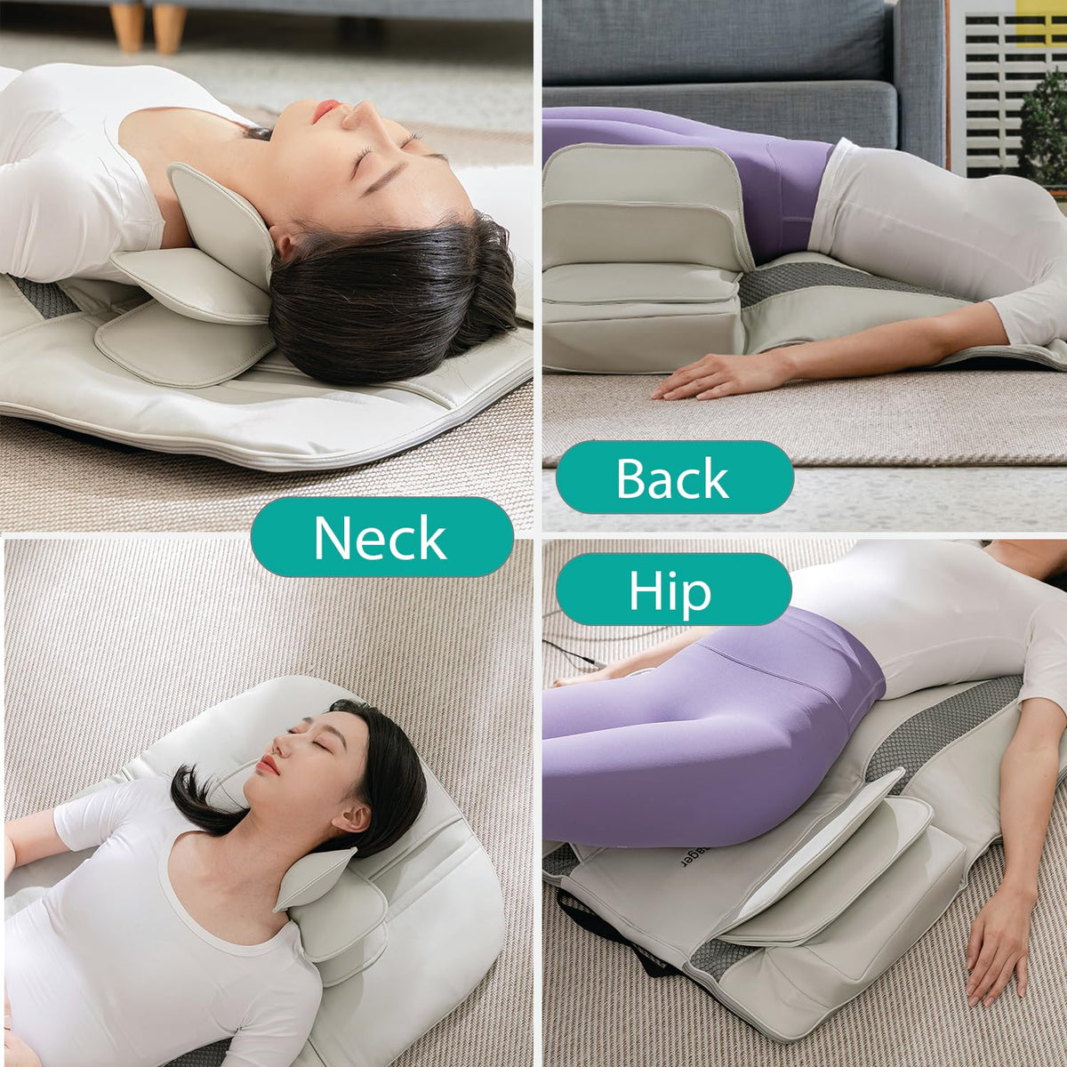 Full Body Stretching Massage Mat, 26 Air Cells, 7 Modes G451
