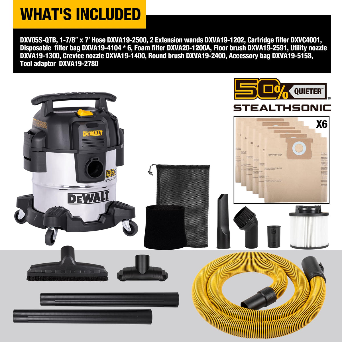 5 Gal Wet and Dry Shop Vacuum Q4332