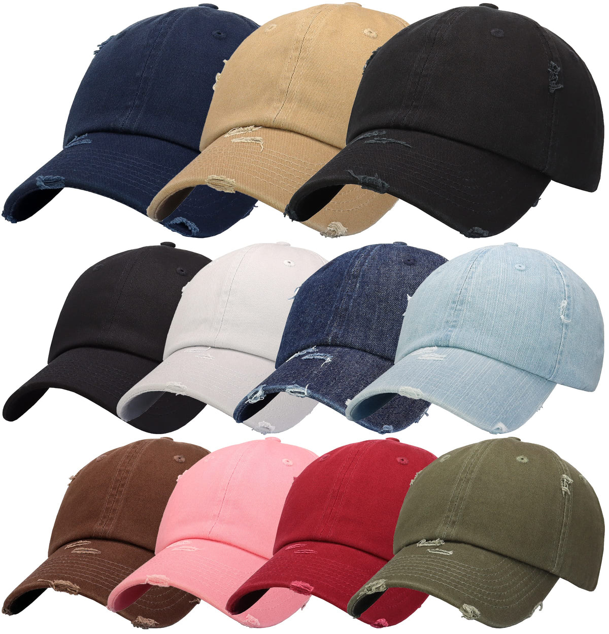 Vintage Distressed Baseball Cap T9936