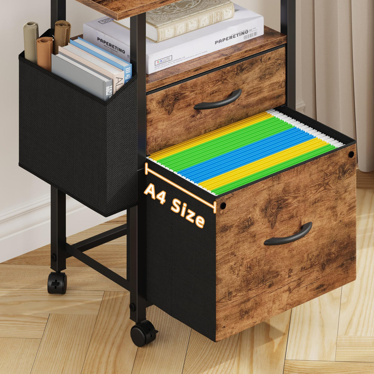 2 Drawer Mobile File Cabinet U871869