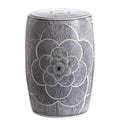 Ceramic Drum Garden Stool Side Table Q60681