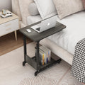 Adjustable Height C Table with Wheels and Storage V946347